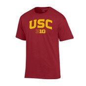 USC Trojans Unisex Champion Cardinal BIG 10 T-Shirt